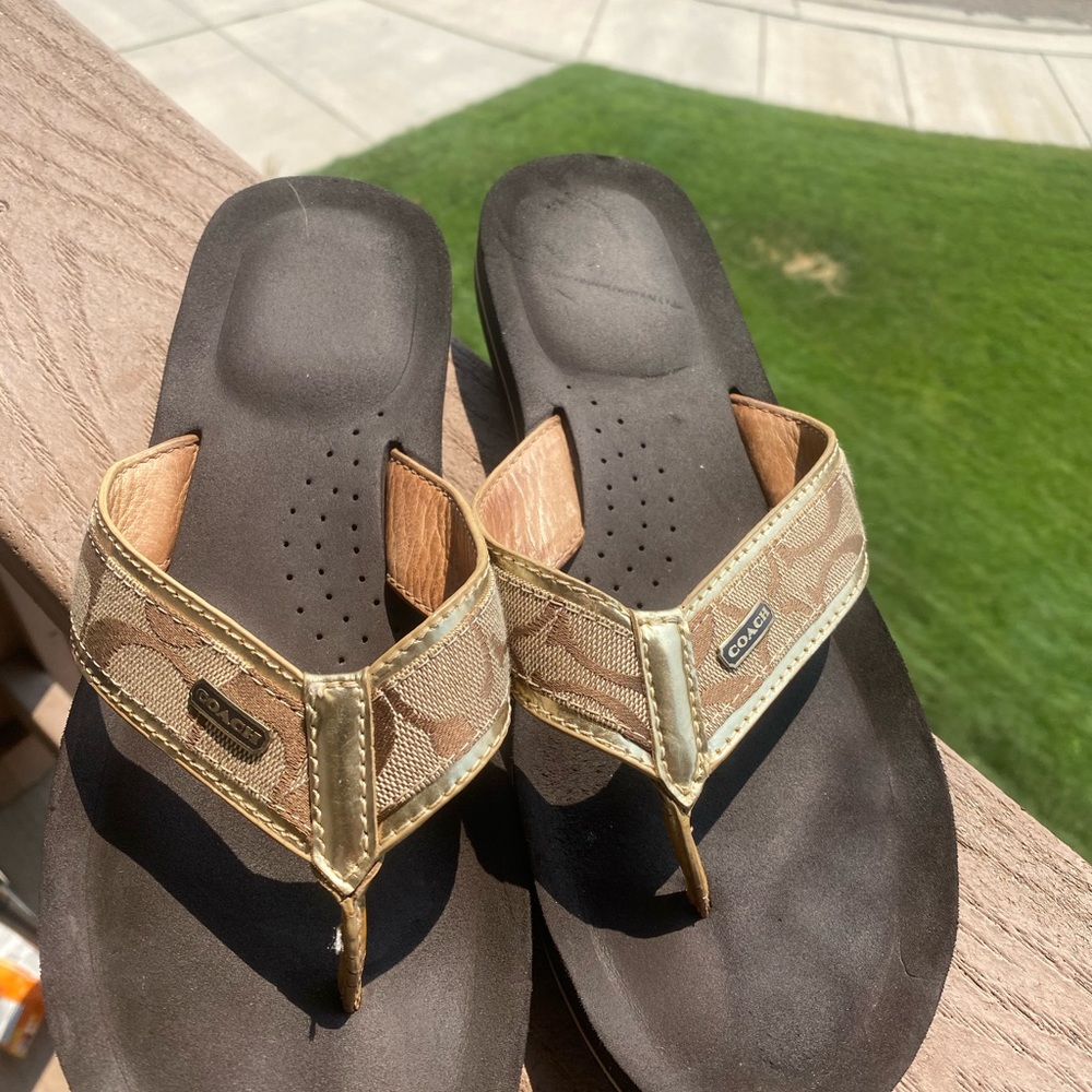 Coach sandals